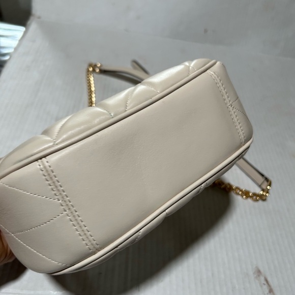 Coach Carmen mini crossbody White Quilted Women's Bag - Picture 6 of 12